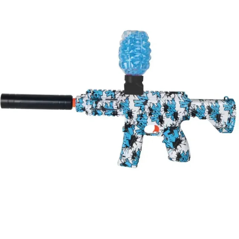 Pistola elétrica de brinquedo, bala de água automática contínua, pistola de airsoft, arma de respingos, jogo ao ar livre, armas de brinquedo para adultos e crianças